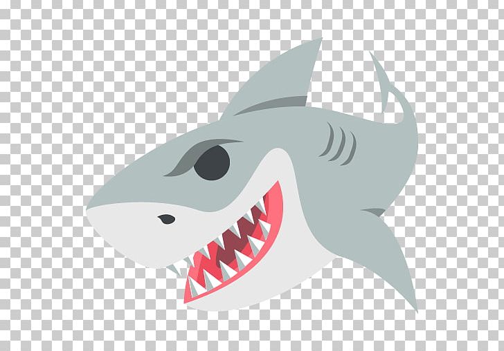 Great White Shark Emoji Symbol Emoticon PNG, Clipart, Animals, Blue Shark, Cartilaginous Fish, Cartoon, Emoji Free PNG Download