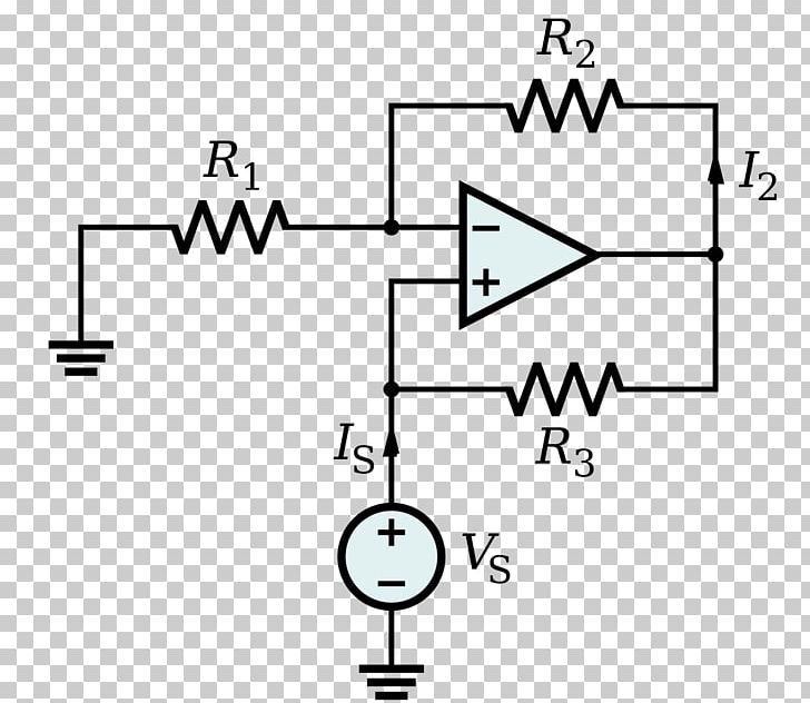 Negative Impedance Converter Operational Amplifier Negative Resistance Electrical Impedance Resistor PNG, Clipart, Angle, Area, Black And White, Circle, Electronics Free PNG Download