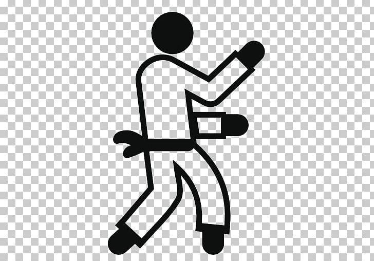 Karate Martial Arts Computer Icons Combat Sport Taekwondo For Kids PNG, Clipart, Angle, Area, Artwork, Black And White, Combat Free PNG Download