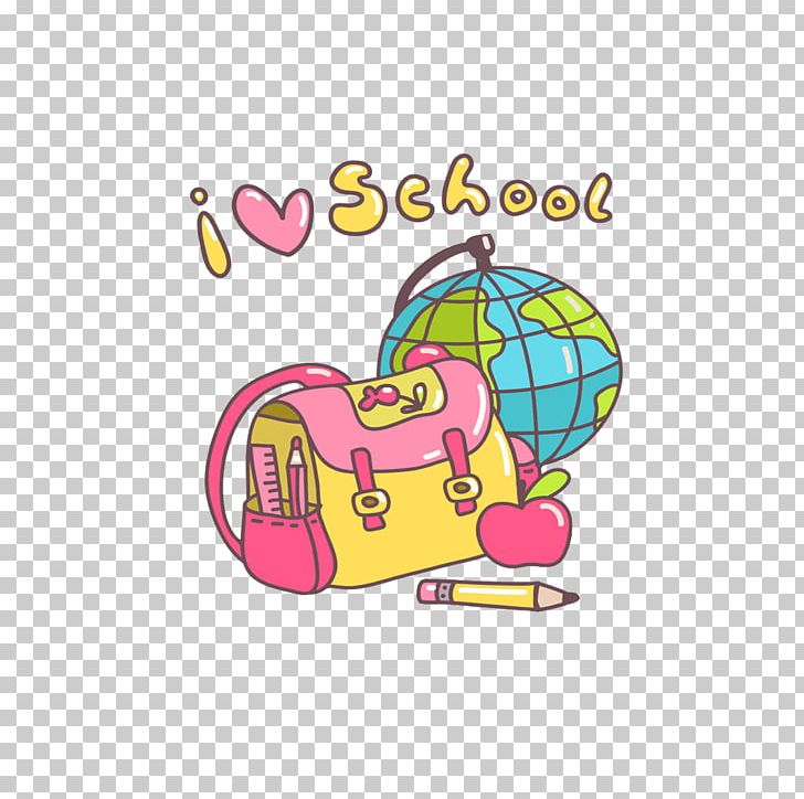 School Cartoon PNG, Clipart, Area, Art, Back, Bag, Balloon Cartoon Free PNG Download