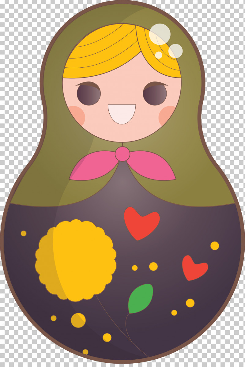 Colorful Russian Doll PNG, Clipart, Colorful Russian Doll, Yellow Free PNG Download