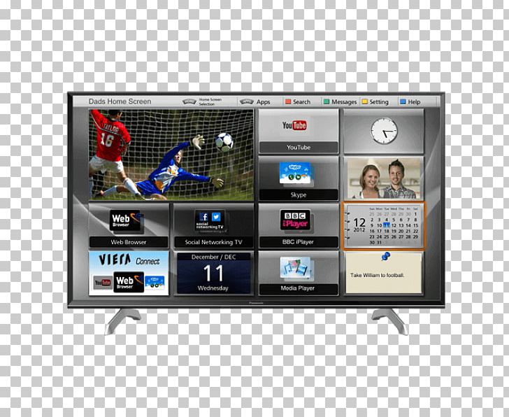 Panasonic Smart TV 4K Resolution LED-backlit LCD Television PNG, Clipart, 4k Resolution, 1080p, Computer Monitor, Digital Television, Display Advertising Free PNG Download