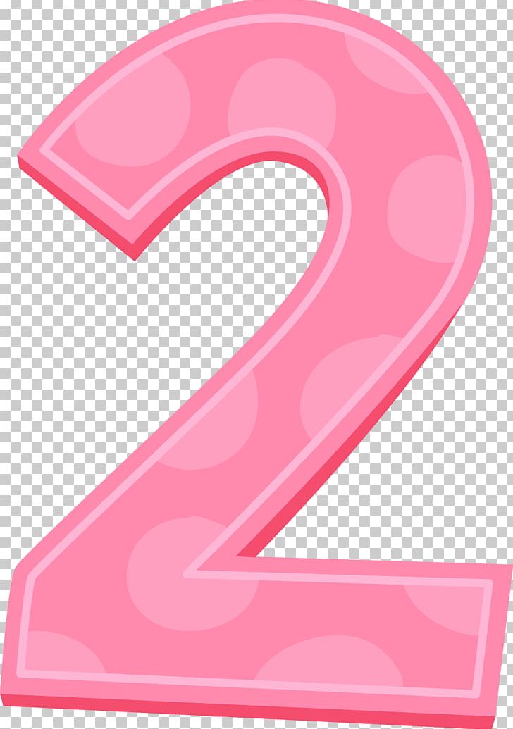 Pink Number 2 PNG, Clipart, Miscellaneous, Numbers Free PNG Download