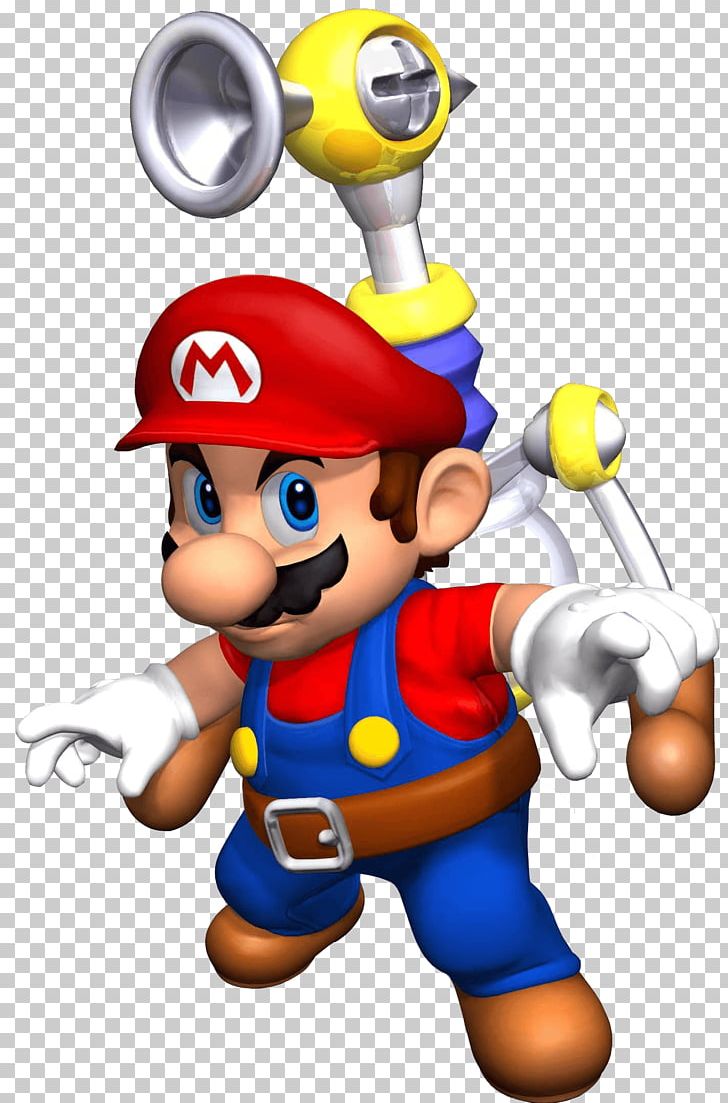 Super Mario Sunshine Super Mario 64 Super Mario World 2: Yoshi's Island Mario Bros. PNG, Clipart, Action Figure, Cartoon, Desktop Wallpaper, Fictional Character, Figurine Free PNG Download