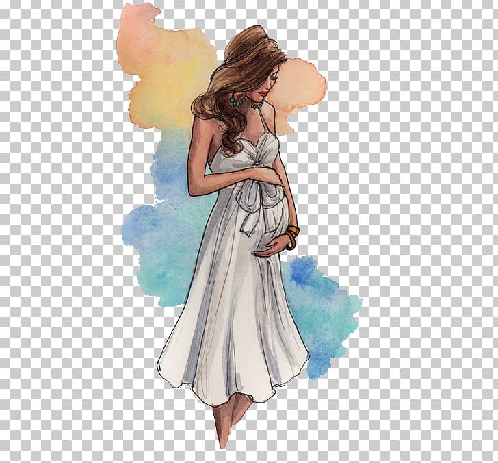 Drawing Pregnancy Fashion Illustration PNG, Clipart, Child, Childbirth, Costume, Costume Design, Day Dress Free PNG Download