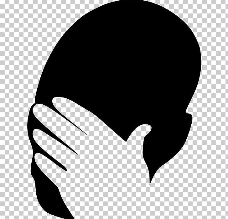 Facepalm Silhouette Photography Sadness PNG, Clipart, Animals, Black, Black And White, Crying, Drawing Free PNG Download