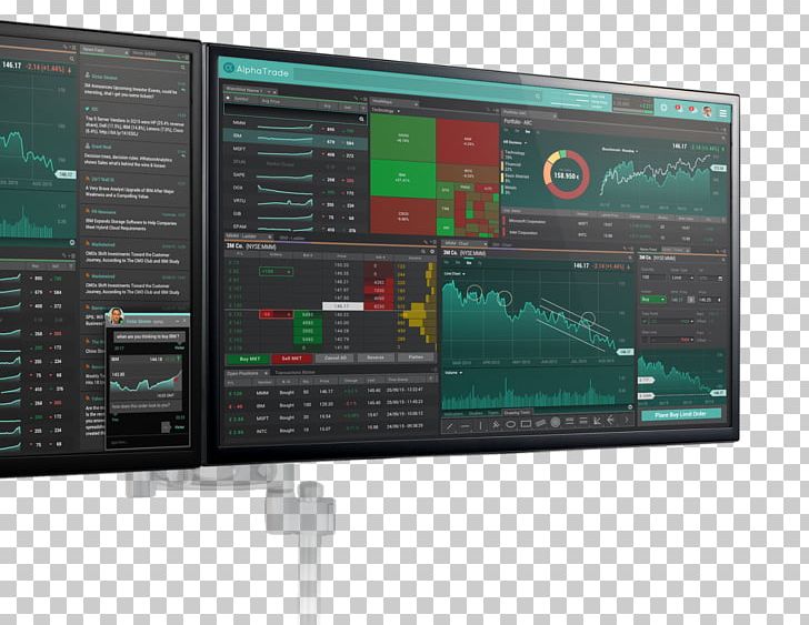 Electronic Trading Platform Stock Trader Foreign Exchange Market PNG, Clipart, Algorithmic Trading, Brokerage Firm, Computer Software, Day Trading, Display Device Free PNG Download