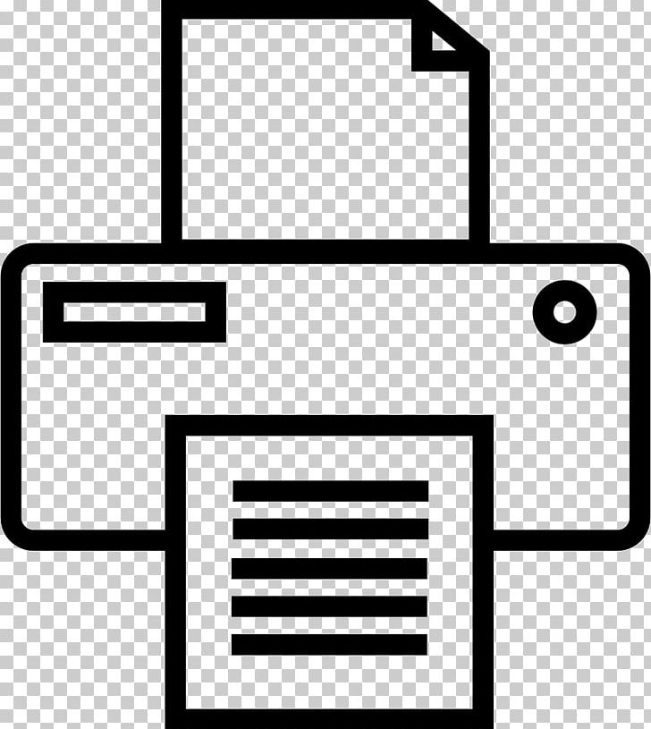Printer Computer Icons Scalable Graphics Symbol Printing PNG, Clipart, Angle, Area, Black, Black And White, Computer Free PNG Download
