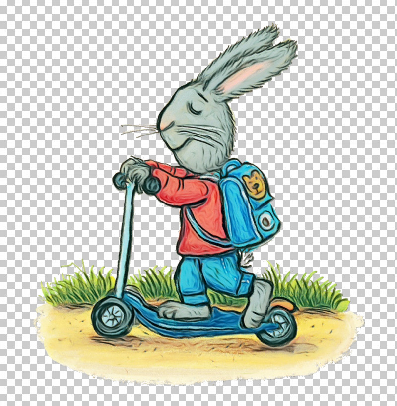 Easter Bunny PNG, Clipart, Cartoon, Easter Bunny, Hare, Paint, Watercolor Free PNG Download