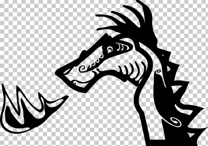 Dragon Fire Breathing PNG, Clipart, Artwork, Black, Black And White, Cartoon, Chinese Dragon Free PNG Download