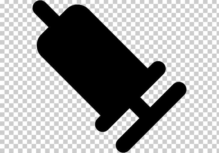 Syringe Medicine Injection Hypodermic Needle PNG, Clipart, Angle, Black, Black And White, Computer Icons, Drug Free PNG Download