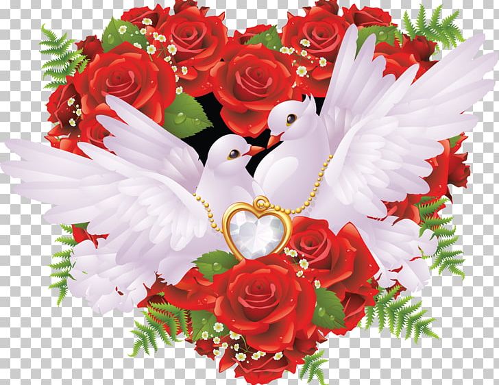 Columbidae Domestic Pigeon Wedding Bird PNG, Clipart, Cut Flowers, Diamond Painting, Doves As Symbols, Floral Design, Floristry Free PNG Download