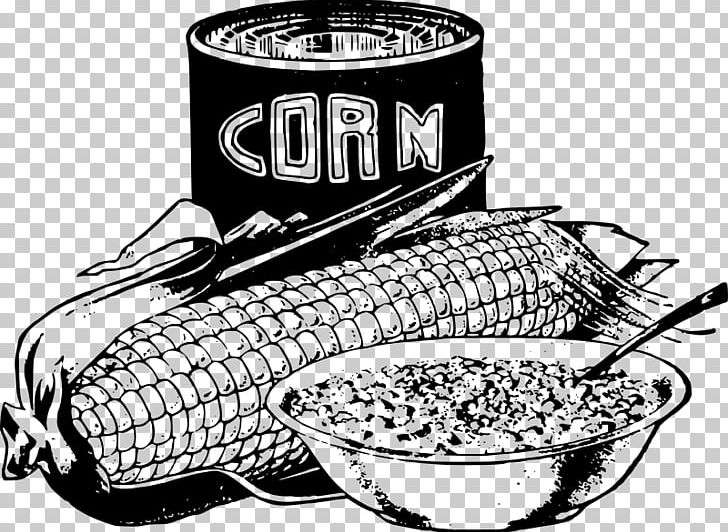 Corn Soup Corn On The Cob Creamed Corn Popcorn Cuisine PNG, Clipart, Black And White, Brand, Canning, Cookware And Bakeware, Corn On The Cob Free PNG Download