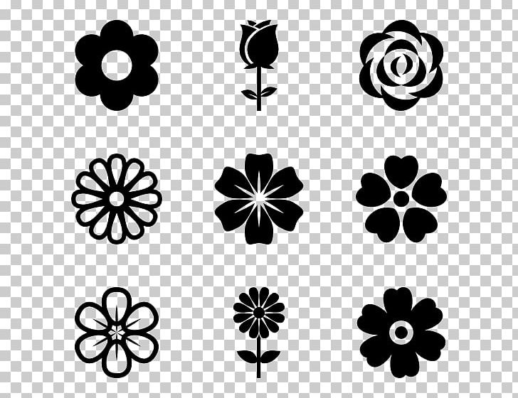 Flower Computer Icons Blossom PNG, Clipart, Black, Black And White, Blossom, Circle, Computer Icons Free PNG Download