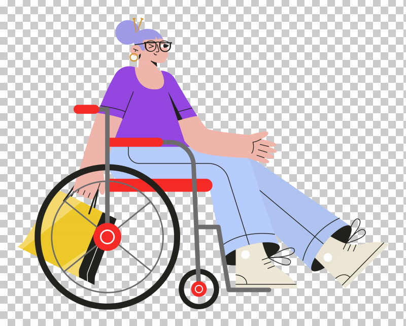 Sitting On Wheelchair Wheelchair Sitting PNG, Clipart, Angle, Behavior, Cartoon, Human, Line Free PNG Download