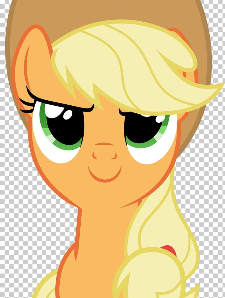 Applejack My Little Pony: Friendship Is Magic Fandom Eye Yellow PNG, Clipart, Anime, Applejack, Art, Cartoon, Cheek Free PNG Download
