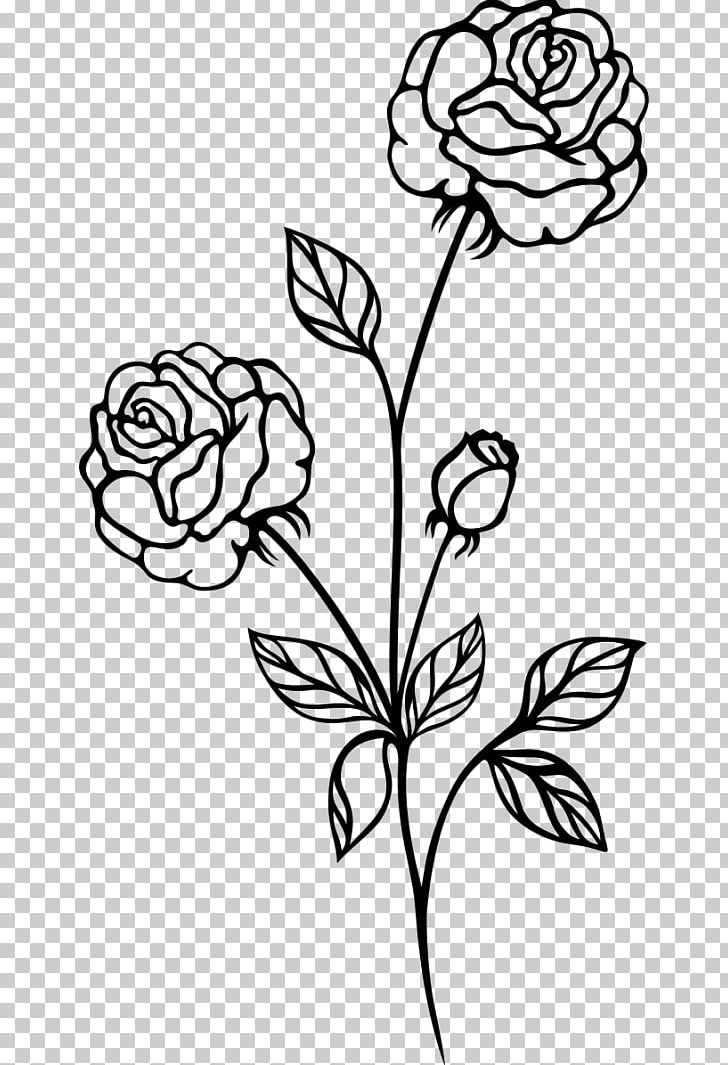 Drawing Rose PNG, Clipart, Autocad Dxf, Black And White, Branch, Computer Icons, Cut Flowers Free PNG Download