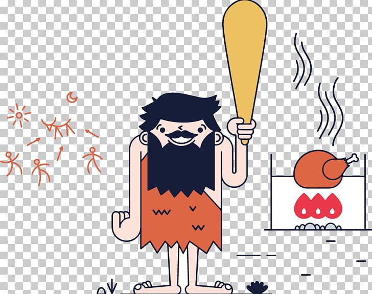 Neanderthal Caveman Illustration PNG, Clipart, Area, Art, Barbecue, Barbecue Chicken, Barbecue Food Free PNG Download