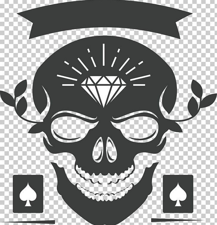 Euclidean Skull PNG, Clipart, Bone, Brand, Diamond, Diamonds, Diamond Vector Free PNG Download