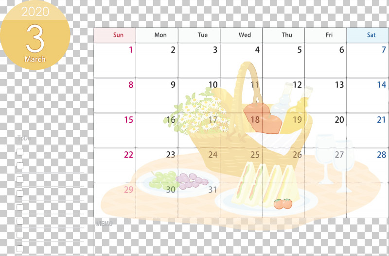 Text Yellow Line Diagram Font PNG, Clipart, 2020 Calendar, Diagram, Line, March 2020 Calendar, March 2020 Printable Calendar Free PNG Download