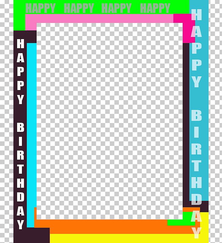 Happy Birthday Frames Magazine PNG, Clipart, Android, Angle, Area, Birthday, Blue Free PNG Download