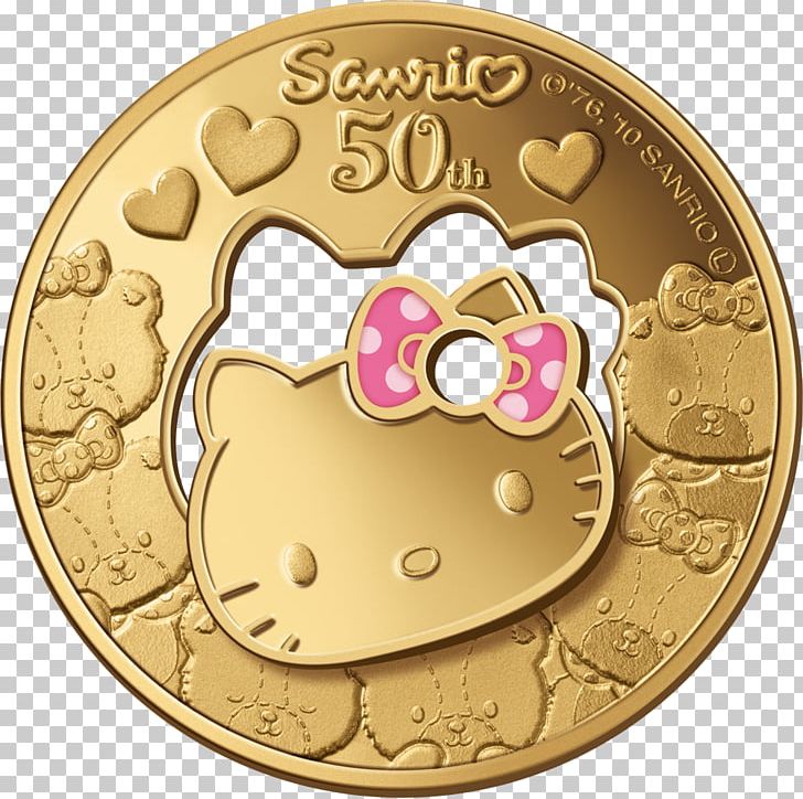Proof Coinage Hello Kitty Gold Commemorative Coin PNG, Clipart, Coin, Coin Set, Commemorative Coin, Currency, Gold Free PNG Download
