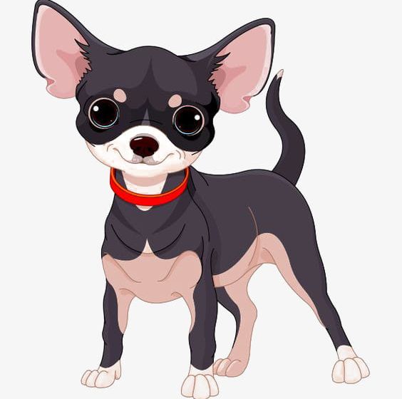Cartoon Chihuahua PNG, Clipart, Black, Cartoon, Cartoon Clipart, Chihuahua, Chihuahua Clipart Free PNG Download