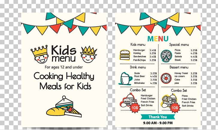 Menu Kids Meal Fast Food Breakfast PNG, Clipart, Area, Brand, Cartoon Menu Vector, Child, Children Free PNG Download