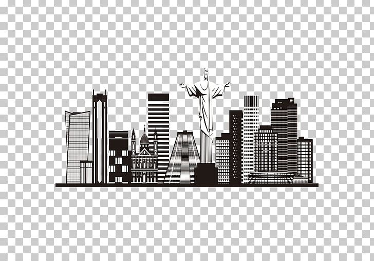 Rio De Janeiro Skyline Silhouette Vexel PNG, Clipart, Black And White, City, Encapsulated Postscript, Metropolis, Rio De Janeiro Free PNG Download