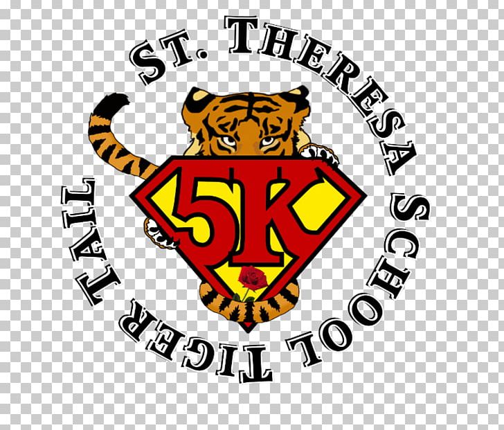 Tiger Tail 5K Run St Theresa School PNG, Clipart, 5k Run, 6pm, Animals, Area, Brand Free PNG Download