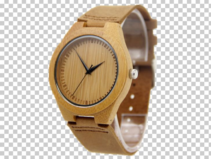Watch Leather Fashion Wood Strap PNG, Clipart, Accessories, Bambusodae, Beige, Black Leather Strap, Brand Free PNG Download