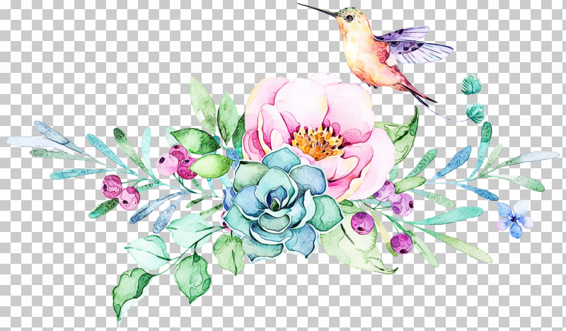 Hummingbird PNG, Clipart, Bird, Flower, Hummingbird, Paint, Plant Free PNG Download