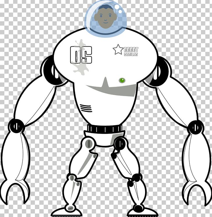 Black And White Coloring Book Drawing PNG, Clipart, Area, Artwork, Black And White, Black Robot, Color Free PNG Download