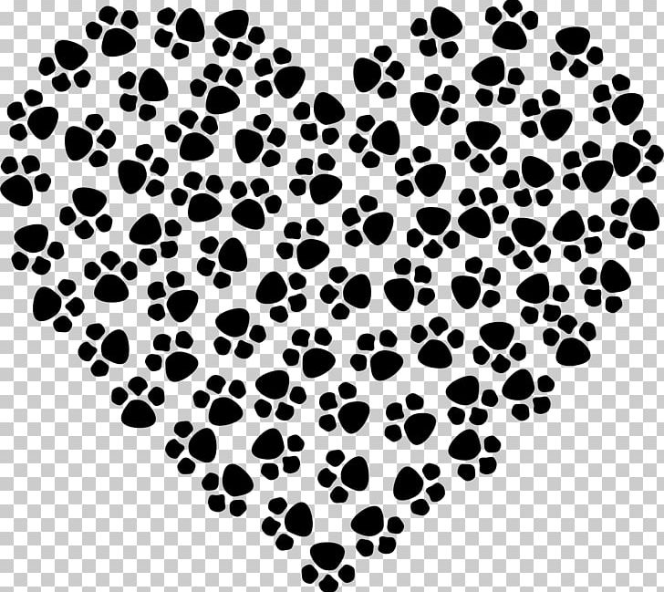 Dog Cat Paw T-shirt Heart PNG, Clipart, Animals, Black, Black And White, Capillary Wave, Cat Free PNG Download