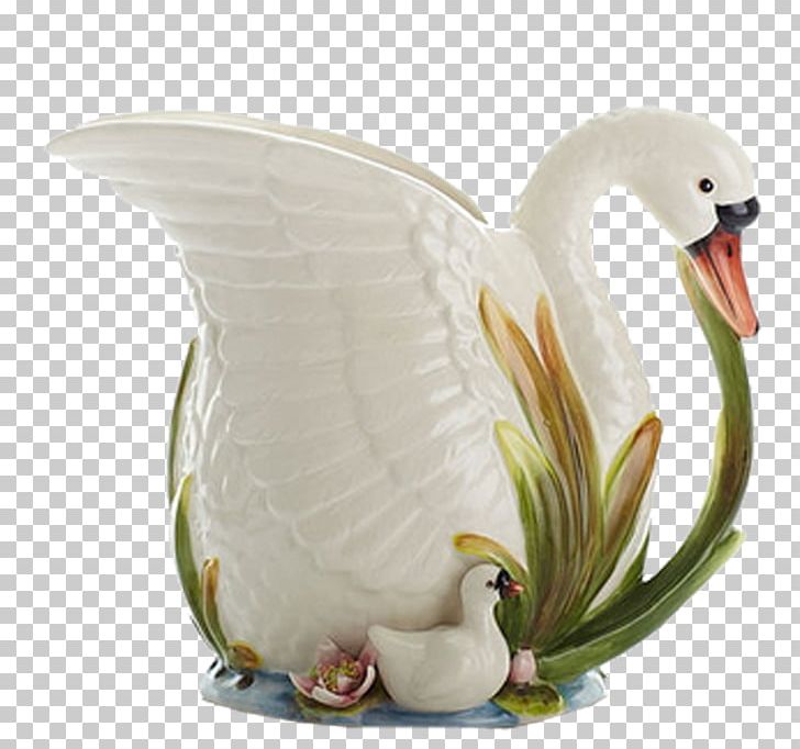 Cygnini Vase Ceramic Bottle Garden PNG, Clipart, Animals, Beak, Bird, Black Swan, Bottle Free PNG Download