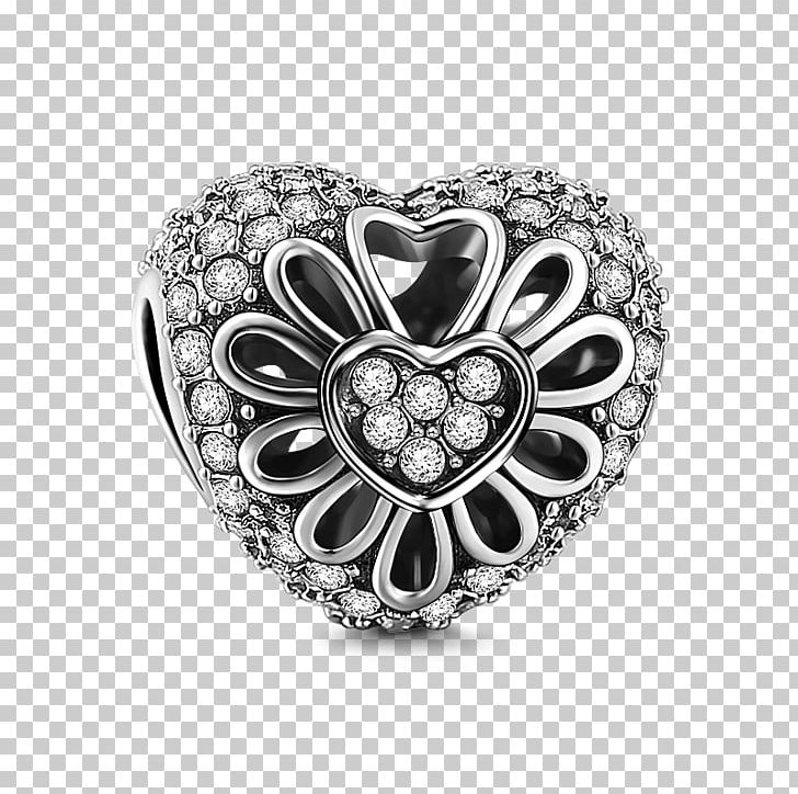 Charm Bracelet Jewellery Silver Locket Brooch PNG, Clipart, Black And White, Bling Bling, Blingbling, Body Jewellery, Body Jewelry Free PNG Download