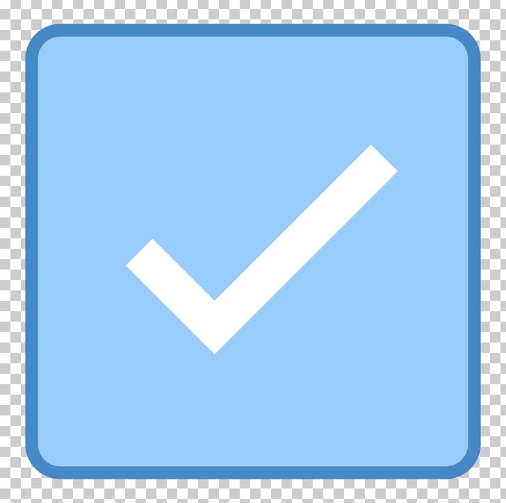 Checkbox Computer Icons Check Mark Designer PNG, Clipart, Angle, Area, Blue, Brand, Check Free PNG Download