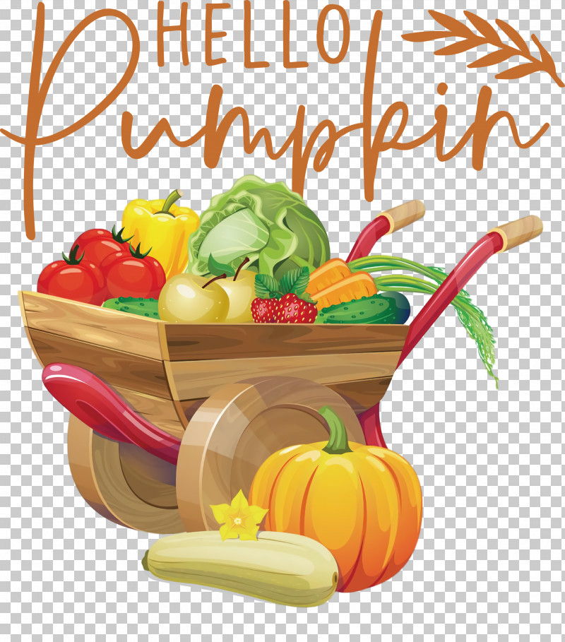 Hello Pumpkin Autumn Thanksgiving PNG, Clipart, Autumn, Courgette, Field Pumpkin, Fresh Vegetable, Fruit Free PNG Download