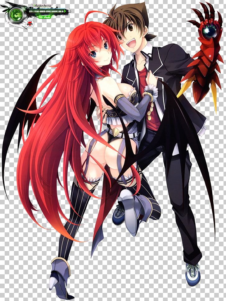 Rias Gremory Issei Hyoudou High School Dxd Png Clipart Action Figure Anime Black Hair Brown 2675