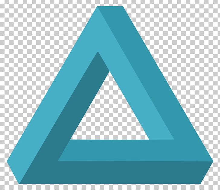 Penrose Triangle Optical Illusion Wikipedia Penrose Stairs PNG, Clipart, Afterimage, Angle, Aqua, Azure, Brand Free PNG Download
