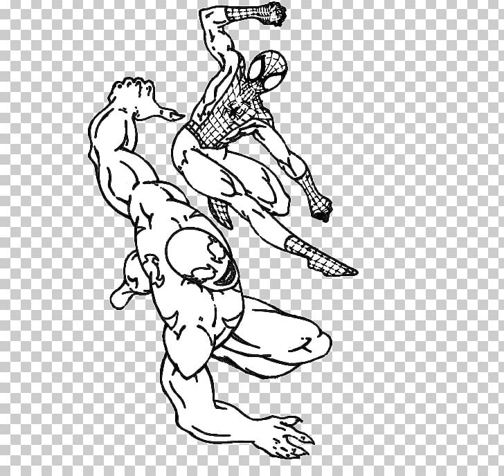 Spider-Man Venom Line Art Sandman Mary Jane Watson PNG, Clipart, Angle, Arm, Art, Artwork, Bla Free PNG Download