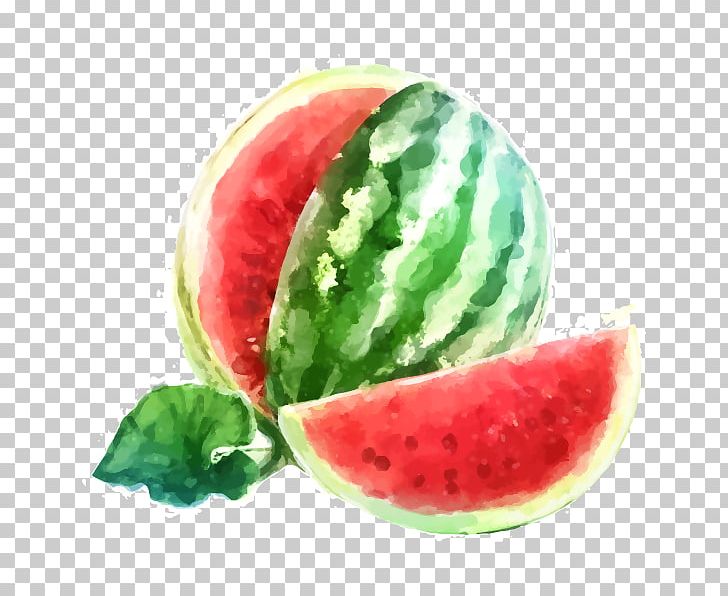 Watermelon Xiazhi Fruit Watercolor Painting PNG, Clipart, Art, Cherry, Citrullus, Cucumber Gourd And Melon Family, Diet Food Free PNG Download