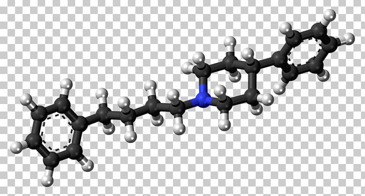4-PPBP Molecule 3-PPP Jmol Ball-and-stick Model PNG, Clipart, 4 Ppbp, Atom, Ballandstick Model, Black And White, Body Jewellery Free PNG Download