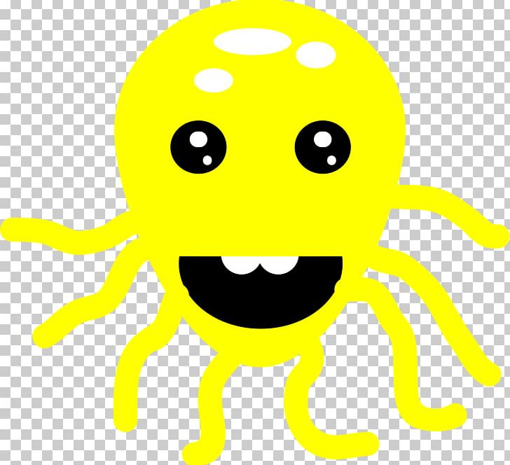 Octopus Smiley PNG, Clipart, Animation, Emoticon, Happiness, Kam, Line Free PNG Download