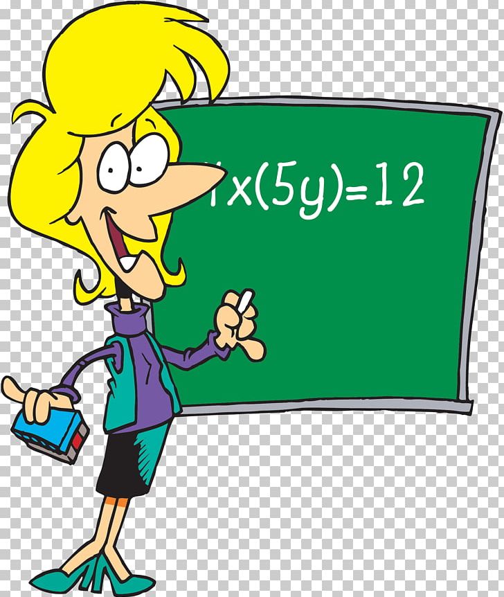 Cartoon Teacher Mathematics PNG, Clipart, Area, Artwork, Blackboard, Cartoon, Communication Free PNG Download