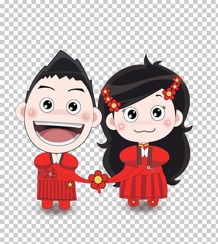 Chinese Marriage Wedding Cartoon Bride PNG, Clipart, Art, Bride, Brides, Cartoon Bride And Groom, Cartoon Character Free PNG Download