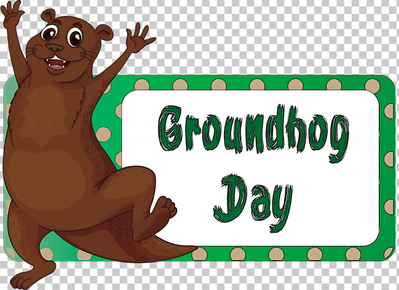 Groundhog Groundhog Day Happy Groundhog Day PNG, Clipart, Cartoon, Green, Groundhog, Groundhog Day, Happy Groundhog Day Free PNG Download