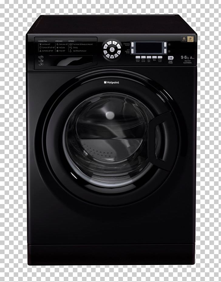 Hotpoint Washing Machines Combo Washer Dryer Clothes Dryer Laundry PNG, Clipart, Black And White, Clothes Dryer, Combo Washer Dryer, Cooking Ranges, Hardware Free PNG Download