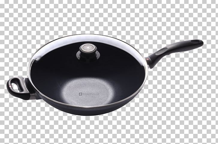 Wok Non-stick Surface Swiss Diamond International Lid Cookware PNG, Clipart, Braising, Cooking, Cookware, Cookware And Bakeware, Dishwasher Free PNG Download