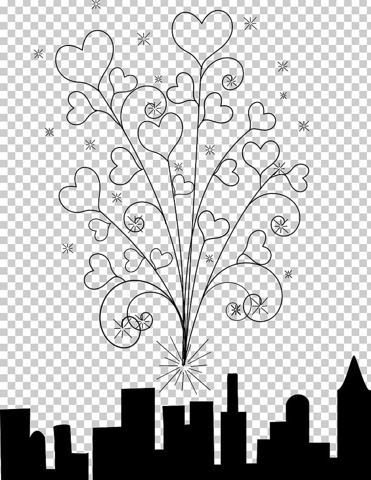Coloring Book Heart Paper Tree PNG, Clipart, Art, Black And White, Branch, Bunch, Color Free PNG Download